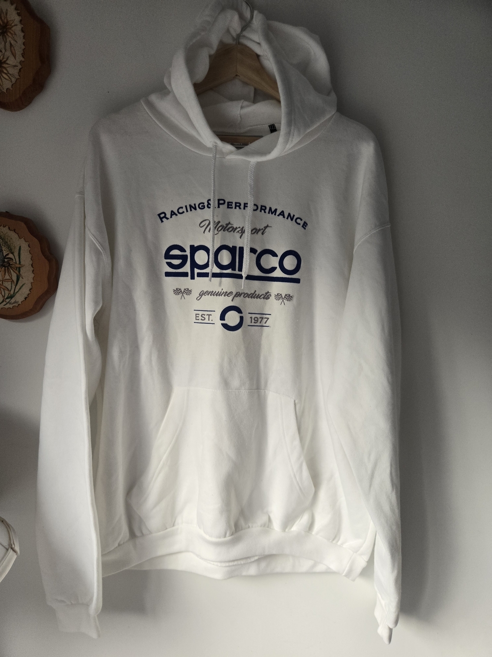 White Pullover Hoodie - Racing Performance Logo